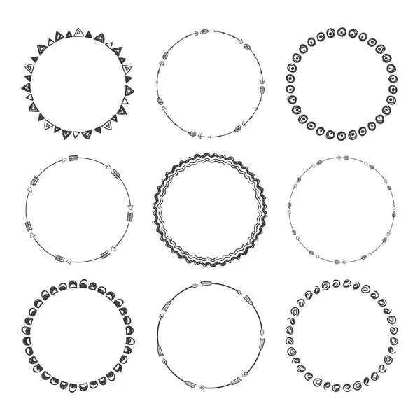 9 set el çekilmiş boho tarzı çerçeveler