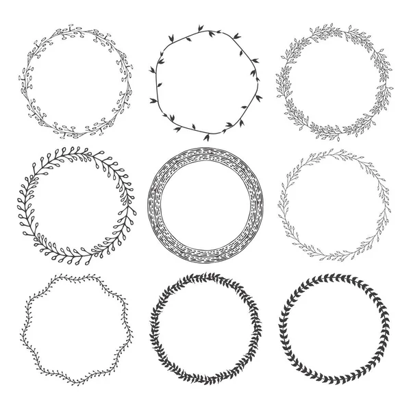 9 set el çekilmiş boho tarzı çerçeveler