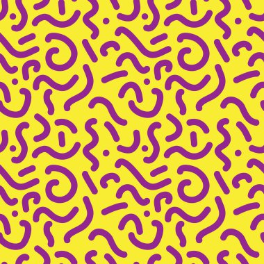 Hipster Memphis tarzı geometrik desen.