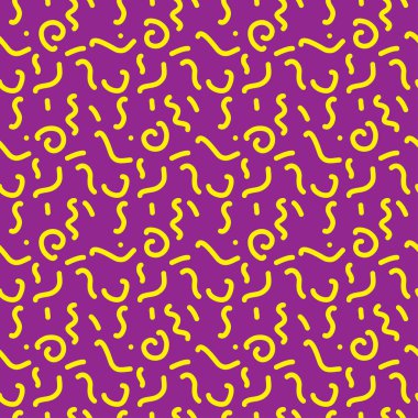 Hipster Memphis tarzı geometrik desen.