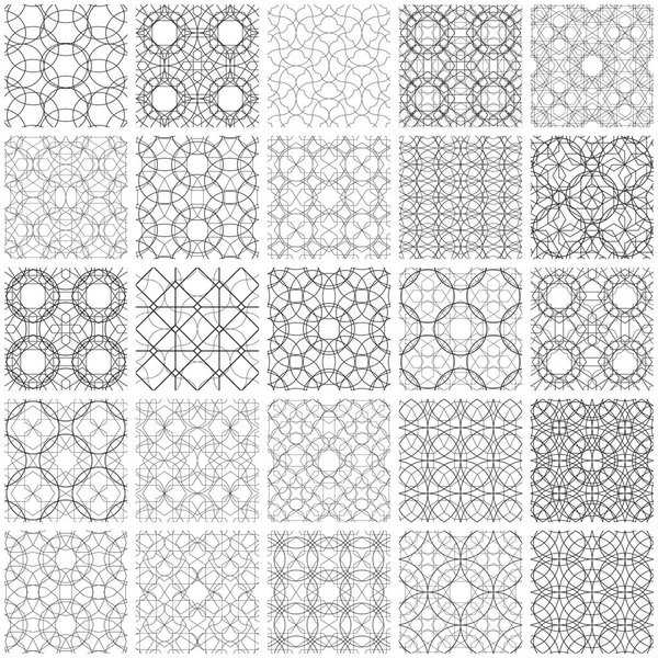 25 kesintisiz geometrik desenleri.