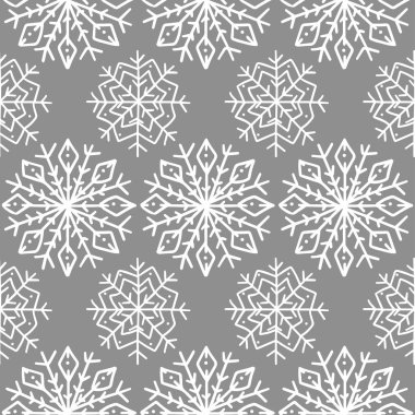 Kar taneleriyle kusursuz desen