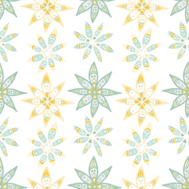 Doodle tarzı çiçek sorunsuz çiçek desenli.