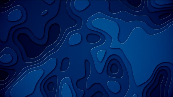 Abstract animated topography background. Memphis minimal background. — ストック動画