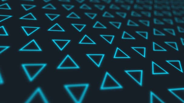 Animation en boucle sans couture 4k avec des formes géométriques mobiles .