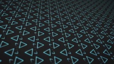 Hareketli geometrik şekillerle 4k kusursuz döngü animasyonu.