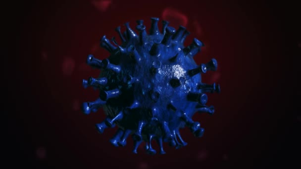Coronavirus COVID-19 animación médica. — Vídeo de stock