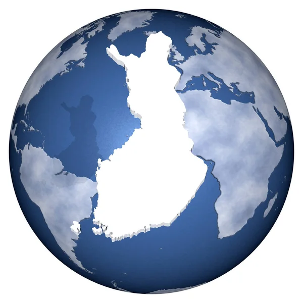 Finland background world — Stock Photo, Image