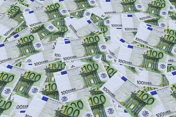 Bakgrunden eurosedlar 100 — Stockfoto