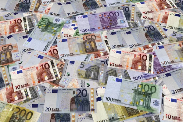 Arka plan Euro banknot