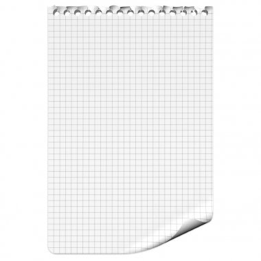 metin için defter yaprağının.