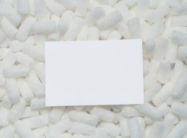 Fıstık paketleme boş kartı