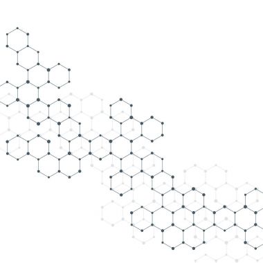 Molekülün dna, genetik ve kimyasal bileşikler, illüstrasyon