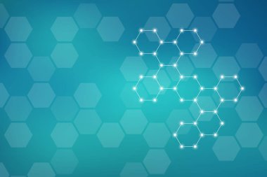 Molekülün dna, genetik ve kimyasal bileşikler, illüstrasyon