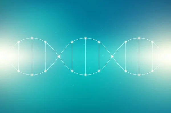 DNA spiral system, science and technology illustration. — Stock Photo, Image