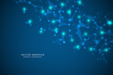 Moleküler yapısı arka plan. Genetik ve bilim araştırma.