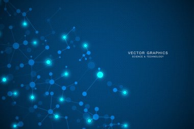 Moleküler yapısı arka plan. Genetik ve bilim araştırma.