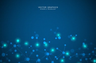 Moleküler yapısı arka plan. Genetik ve bilim araştırma.