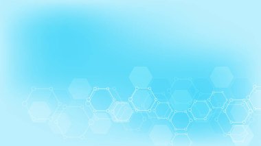 Moleküllerin soyut arka planı. Moleküler yapılar veya kimya mühendisliği, genetik araştırma, yenilik teknolojisi. Bilimsel, teknik veya tıbbi kavram.