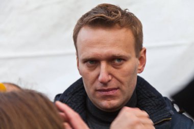 Alexey Navalny. Russian March in Lublino district. Moscow 04 November 2011. Russia clipart