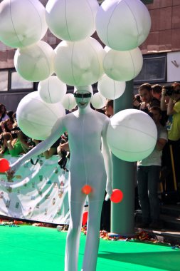 Andrey Bartenev. Muz Tv Avards 'ın töreni. Olimpiyat Stadyumu 'nun popüler müzik alanında her yıl verilen ulusal televizyon ödülü. Moskova, 3 Haziran 2011, Rusya.