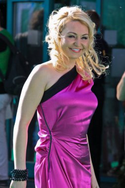 Katya Lel. Muz Tv Avards 'ın töreni. Olimpiyat Stadyumu 'nun popüler müzik alanında her yıl verilen ulusal televizyon ödülü. Moskova, 3 Haziran 2011, Rusya.