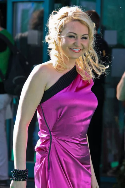 Katya Lel. Muz Tv Avards 'ın töreni. Olimpiyat Stadyumu 'nun popüler müzik alanında her yıl verilen ulusal televizyon ödülü. Moskova, 3 Haziran 2011, Rusya.