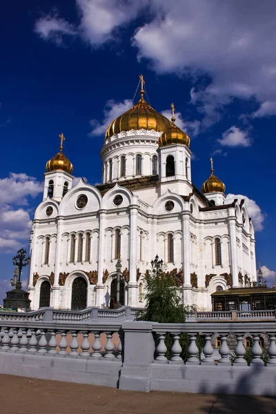 Církev Krista Spasitele Moskva Rusko — Stock fotografie