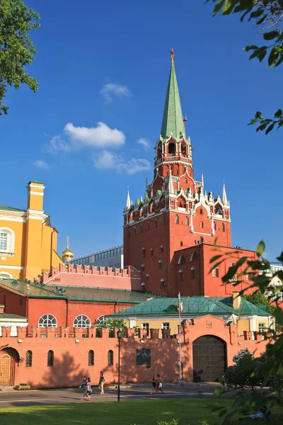 Kremlin de Moscou na Praça Vermelha em Moscou — Fotografia de Stock