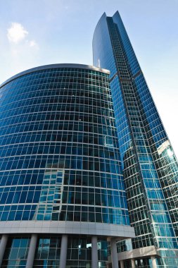 Moskova 'daki iş merkezinin genel manzarası, Rusya