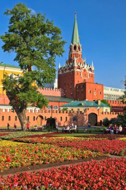 Moskova Kremlin Moskova 'daki Kızıl Meydan' da, Rusya