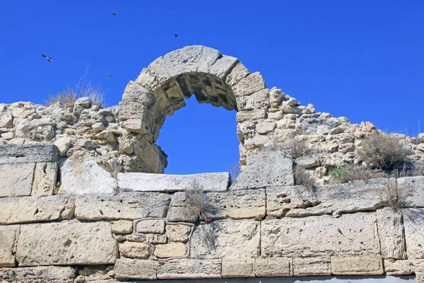 Überreste Der Antiken Stadt Tauric Chersonesos Sewastopol August 2009 Krim — Stockfoto
