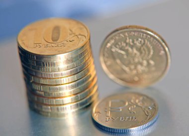 Rus rublesi. Rusya sikkeleri, bir ruble.