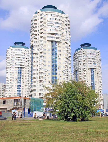 Сучасна Житлова Будівля Москві — стокове фото