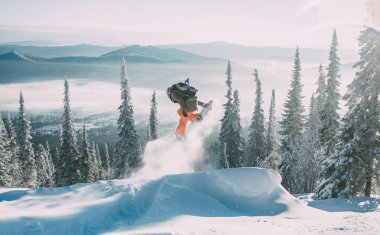 jump inhigh Dağları, Snowboarder 