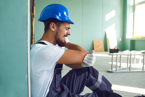 Accident Injury at a construction site. — Stock Photo, Image