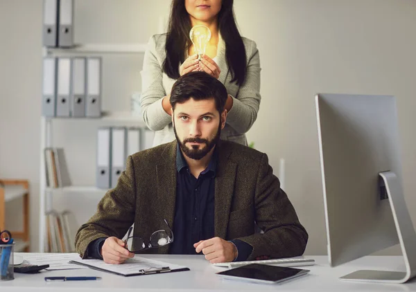 Concepto de las ideas de inicio de negocio el éxito de los equipos . — Foto de Stock