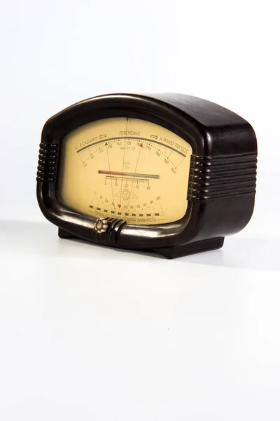 Quadro vintage barômetro soviético Imagens Royalty-Free