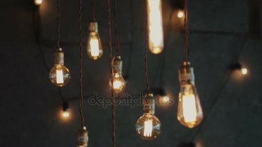 Parlayan tungsten Işık Ampüller, lüks aydınlatma vintage dekor eski stil