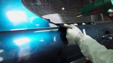 Garaj pürüzsüz yüzey makine, yapıştırılan vinil uzman.