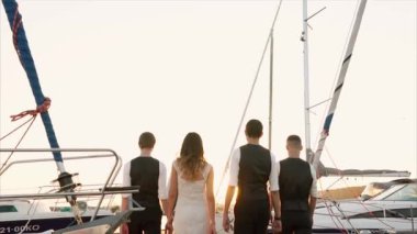 İnsanlar Limanı'na günbatımı