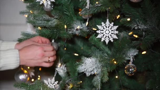 Décoration d'arbre de Noël — Video