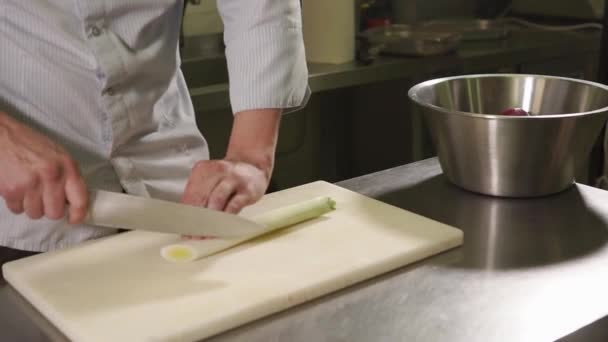 Preparación de ingredientes para el plato — Vídeos de Stock