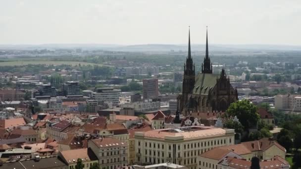 Brno město s katedrálou sv. Petra a Pavla