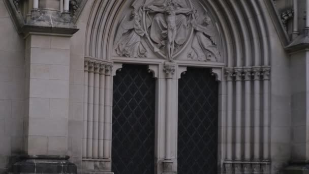 チェコ共和国オロモウツの聖ヴァーツラフ大聖堂 — ストック動画
