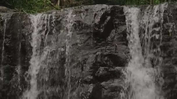 Landschaft mit Wasserfall — Stockvideo