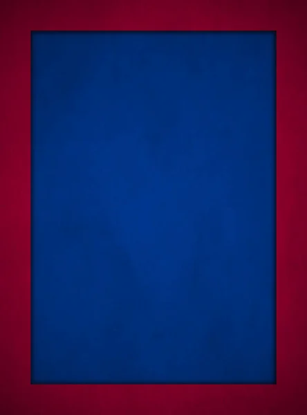 Een Rijke Blauwe Perkament Textuur Achtergrond Met Een Rijke Rode — Stockfoto