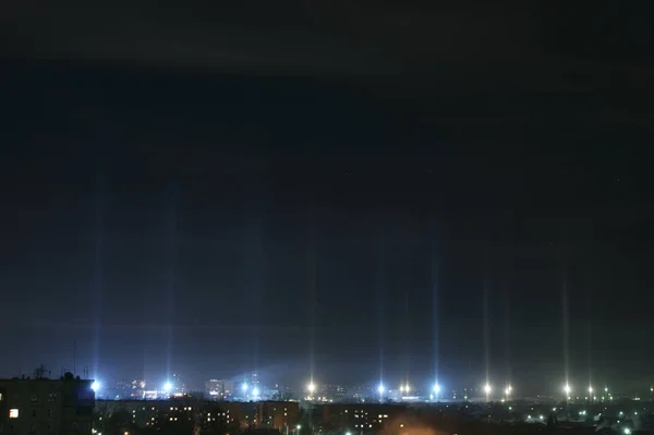 Ciudad luces de noche —  Fotos de Stock