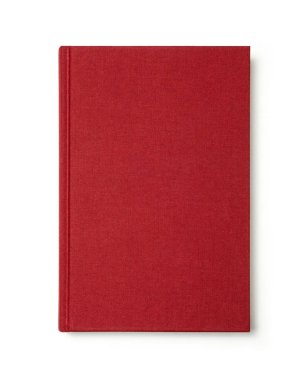 izole kırmızı kitap.