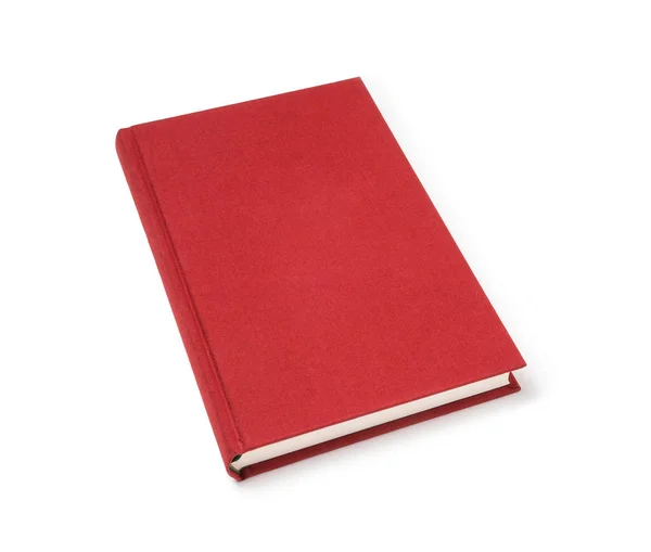 Livro vermelho isolado — Fotografia de Stock